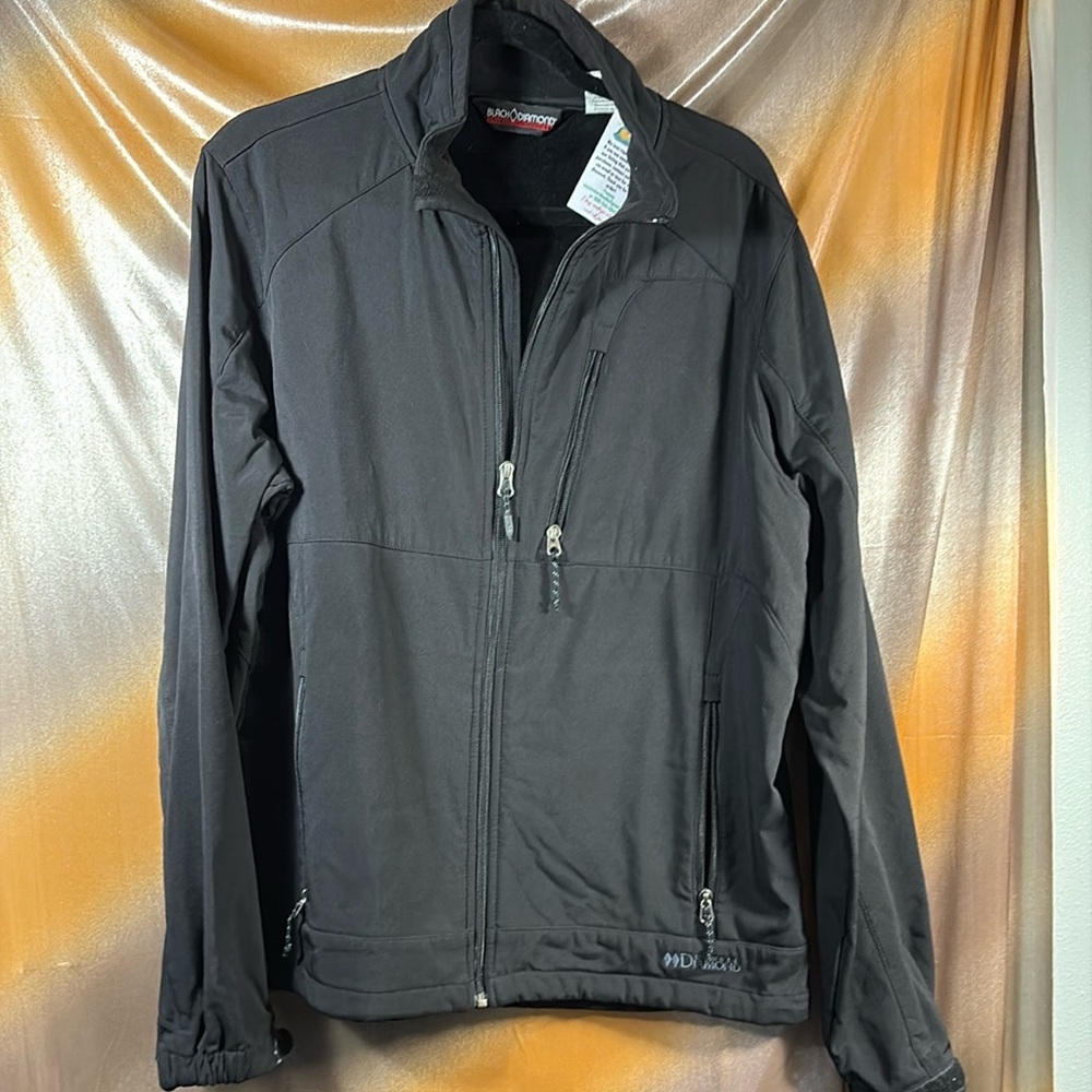 Double Black Diamond Supply Co. Black Performance‎ Jacket bag b56